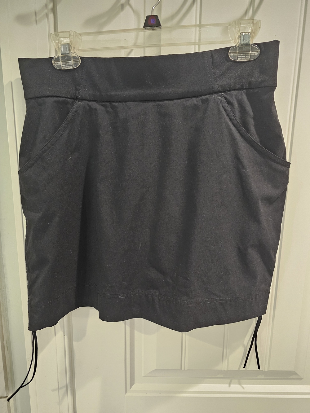 Columbia Black Mini Skort with Side Pockets